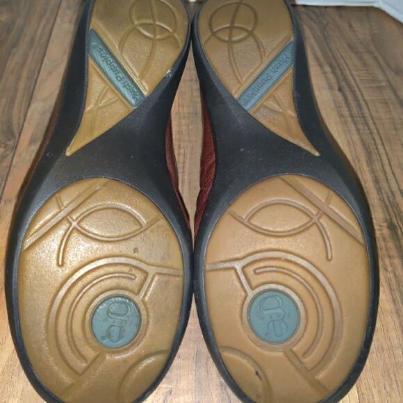 Hush Puppies Womens Brown Wedge Slip On Shoes Clogs Size: 9.5M. - Picture 5 of 9